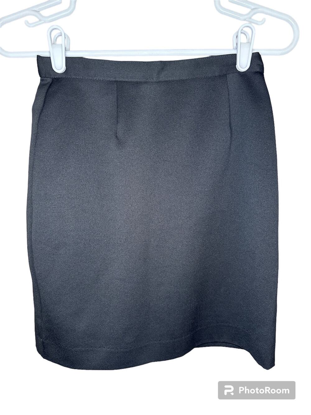 BCBG Maxazria Collection Made in USA Black Pencil Straight Officer Skirt Size 2